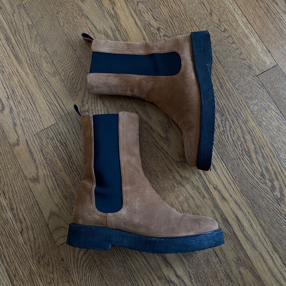 STAUD suede chelsea boot